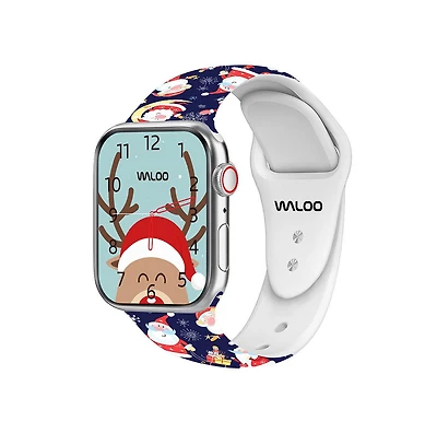 Waloo Christmas Inspired Silicone Band For Apple Watch
