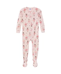 Gerber Baby Girls' Snug Fit Footed Pajamas, -Pack