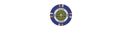 Slickblue Gold Rush Poker Chips 25-Pack - Clay Composite, High-Quality Set