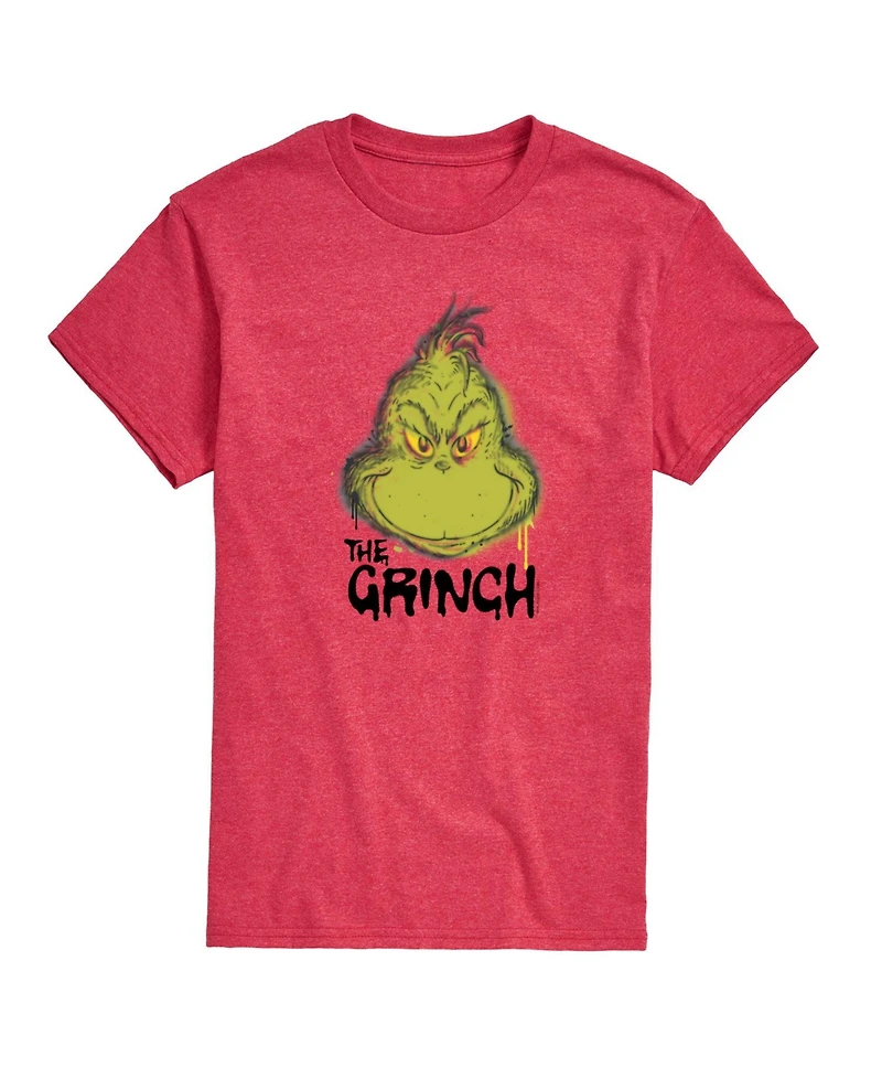 Airwaves Men's The Grinch Face Short Sleeve Tee