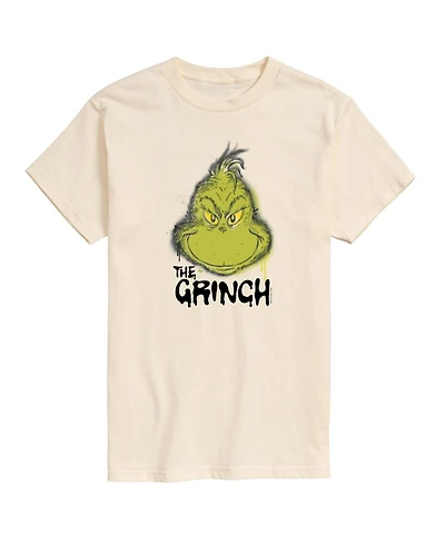 Airwaves Men's The Grinch Face Short Sleeve Tee
