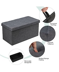 Gouun 31.5 Inch Fabric Foldable Storage with Removable Bin