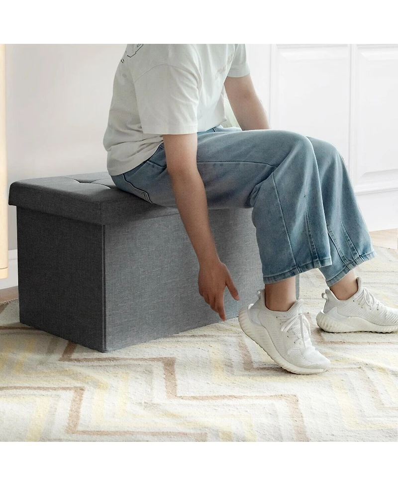 Gouun 31.5 Inch Fabric Foldable Storage with Removable Storage Bin