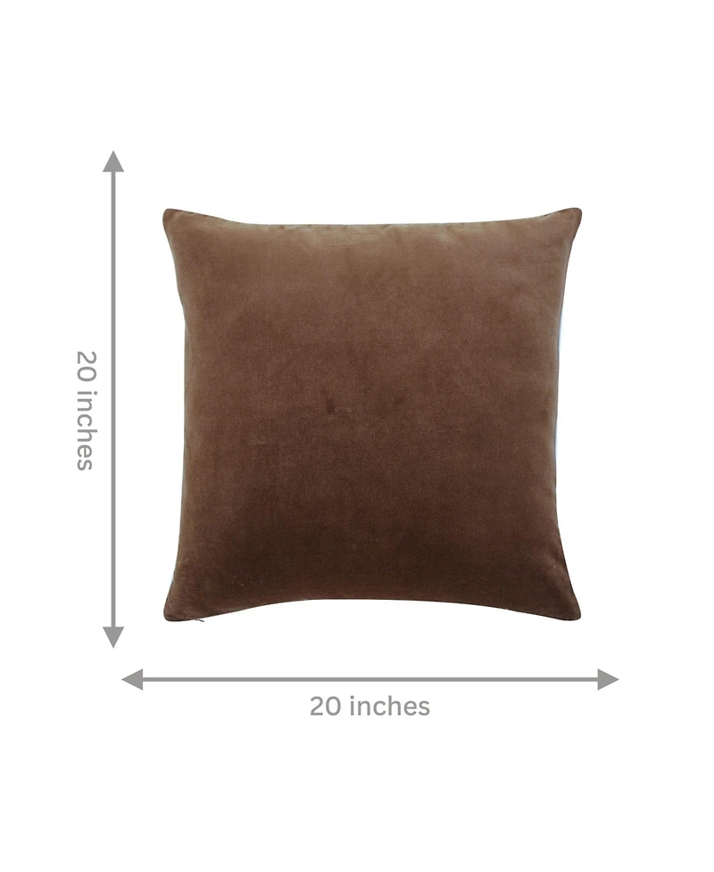 Ihi Home Stella Velvet Decorative Pillow ,20" x 20"