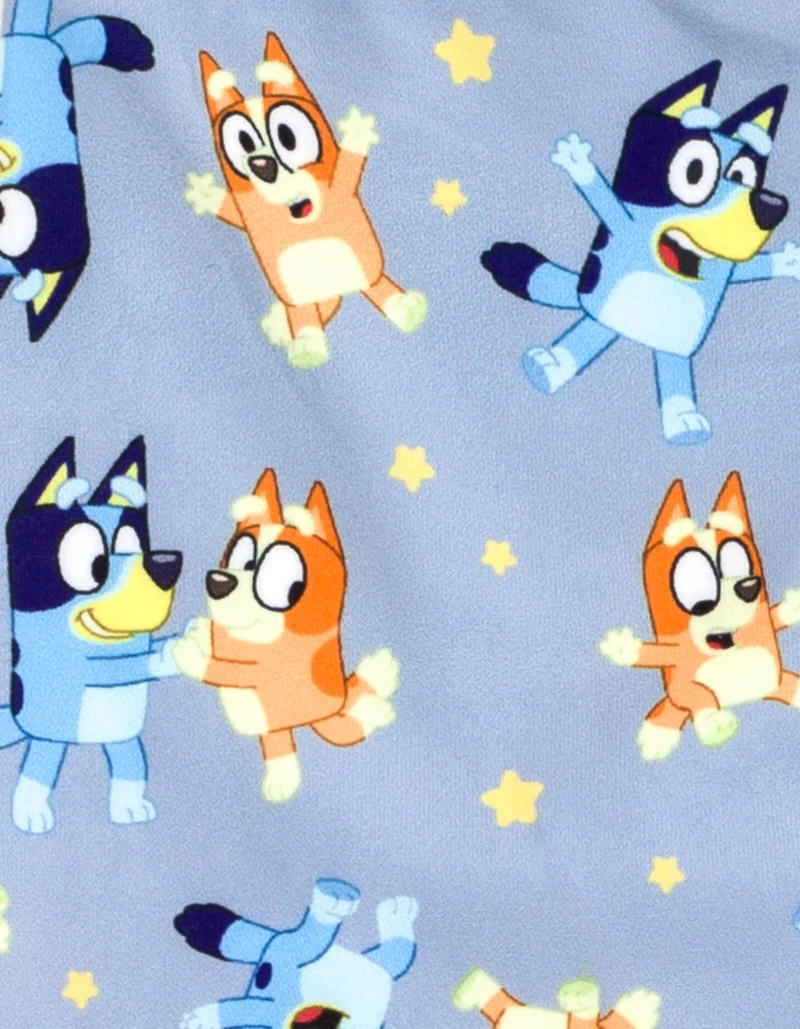 Bluey Toddler Girls Peplum Sweatshirt and Leggings Outfit Set