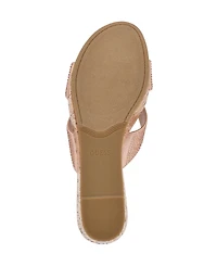 Guess Women's Lonaa Rhinestone Cork Platform Wedge Sandals