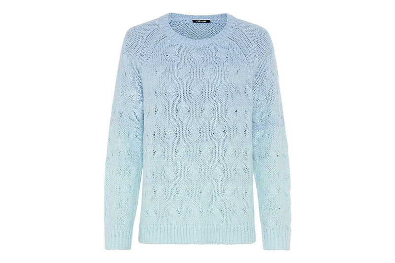 Olsen Women's Ombre Cable Knit Sweater