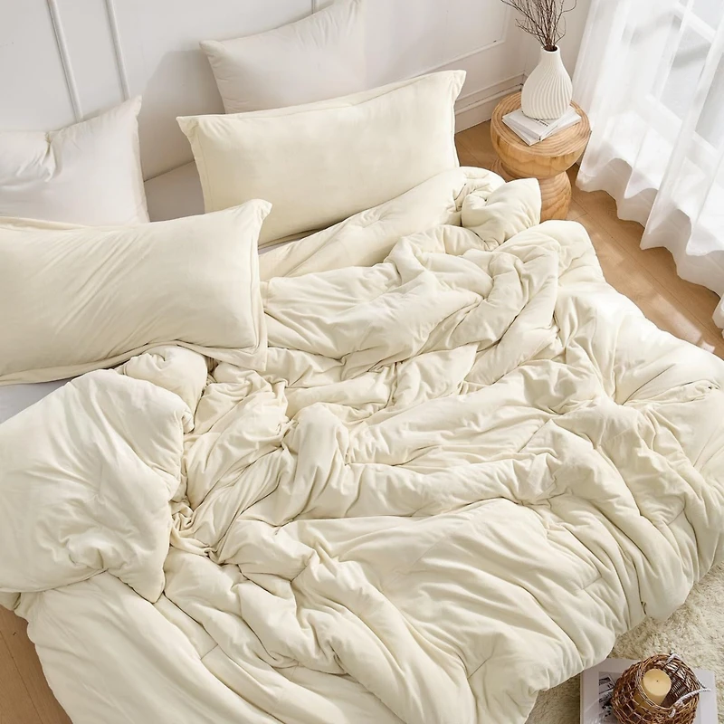Love Thick - So Smooth Coma Inducer Oversized Comforter Set - Custard Cream