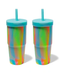 Straw Tumbler 32oz: 2 pk - Sugar Rush - Spring 2023