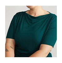 Universal Standard Women's Louise Short Sleeve Liquid Jersey Top
