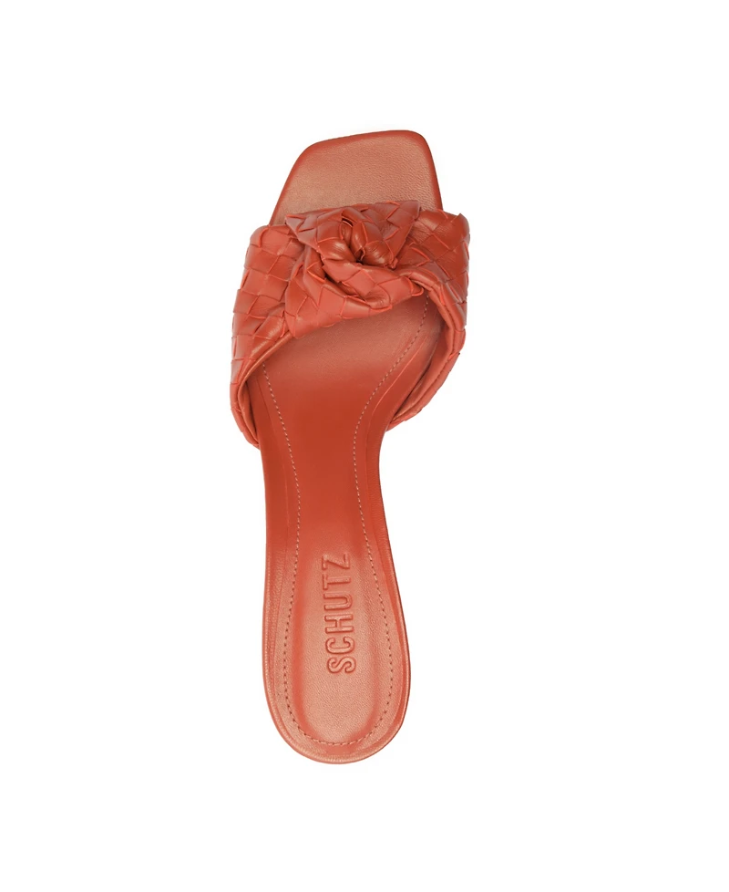 Schutz Women's Kareena Knot Mule Sandals
