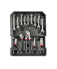 Sugift 399-Piece Home Repair Tool Box, Tool Set Kit with 4 Drawers And Wheels