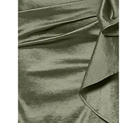 Xscape Women's Taffeta Off-The-Shoulder Sweetheart Gown