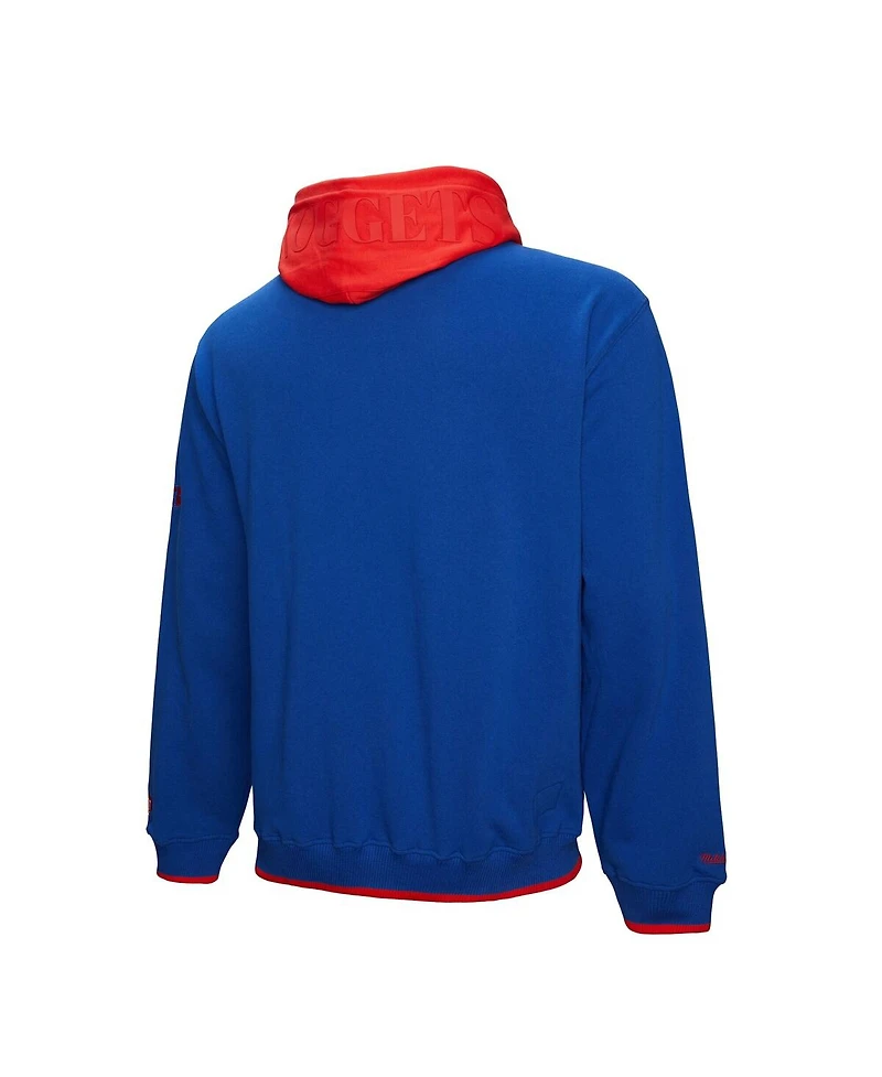 Mitchell & Ness Men's Royal Denver Nuggets Hardwood Classics Team Og 3.0 Pullover Hoodie