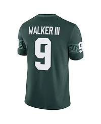 Nike Men's Kenneth Walker Iii Green Michigan State Spartans Alumni Game Jersey