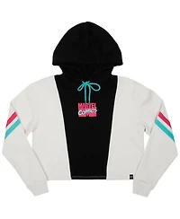 Heroes & Villains Women's White Marvel Ghost-Spider Pullover Hoodie Pants Lounge Set