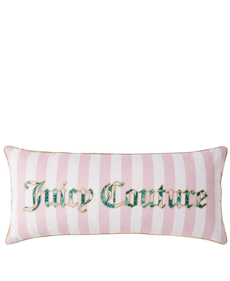 Closeout! Juicy Couture Tropical Palm Decorative Pillow, 16" x 36"