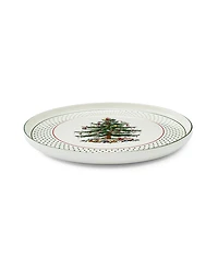 Spode Christmas Tree Polka Dot Lazy Susan Plate