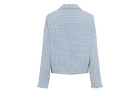 Olsen Women's Zip Front Tweed Jacket
