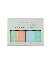 100% Pure Natural Essence Essential Oils – Nature s Healing Power with Eucalyptus, Frankincense, Lavender, and Peppermint