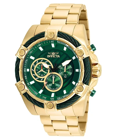 Invicta Men's 25517 Bolt Quartz Chronograph Green Dial Watch