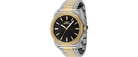 Invicta Men's 46834 Speedway Quartz 3 Hand Black Dial Watch