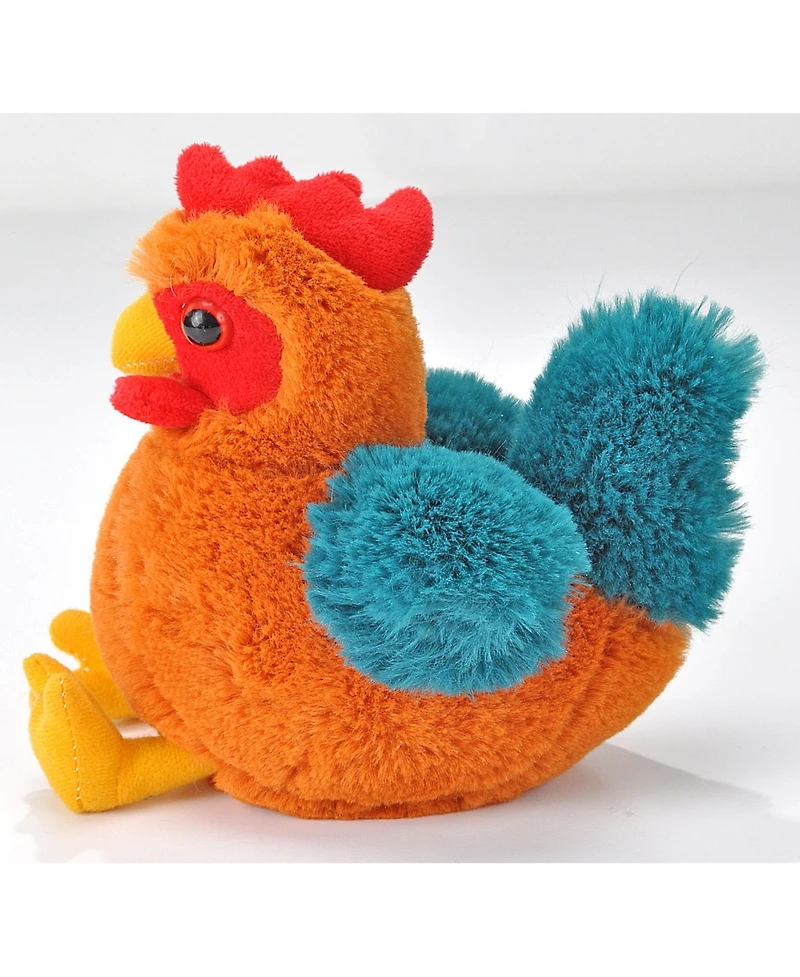Wild Republic Hug'ems Rooster Stuffed Animal, 7 Inches