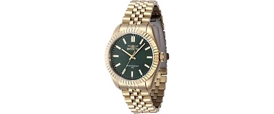 Invicta Women's 47505 Specialty Quartz 3 Hand Green Dial Watch