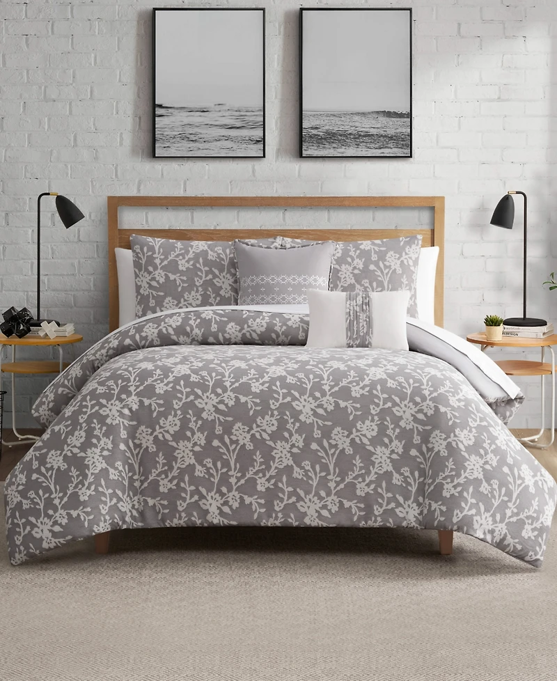 Lucky Brand Fiora Floral 5-Pc. Comforter Set, Full/Queen