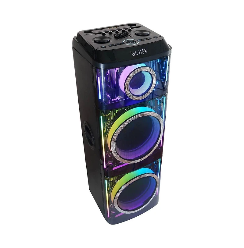 Supersonic Iq Sound Cyber Flex 2 x 12 inch Wireless Party Speaker