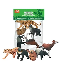 Wild Republic Polybag Rainforest Figurines, 5 Pieces