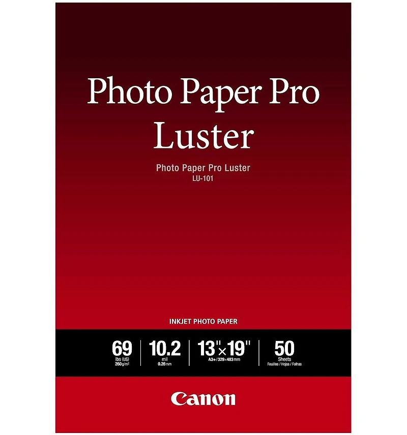 Canon Photo Paper Pro Luster 13 x 19 Inch (50 Sheets)