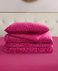 Juicy Couture Cheetah Feathered 2-Pc. Comforter Set, Twin/Twin Xl