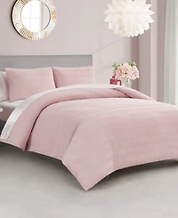 Juicy Couture Crinkle Velvet 3-Pc. Comforter Sets, Full/Queen