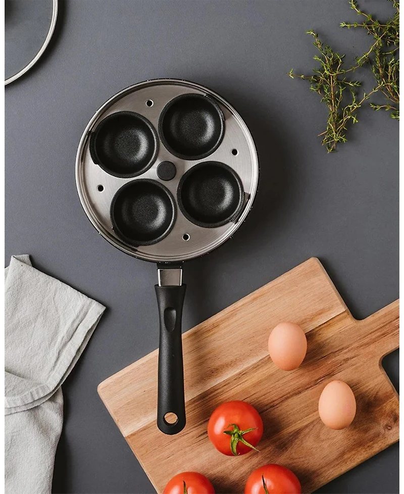 Cuisine::pro Stone 1.3qt Cast Aluminum Egg Poacher