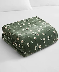 Lucky Brand Daisy Floral Cozy Plush Blanket, Full/Queen