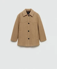Mango Women's Oversize Wool Coat