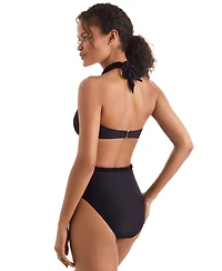 Mimi Flamingo Women's Ruffled Cutout One-Piece Swimsuit