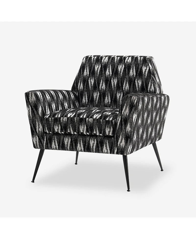 Hulala Home Lorenz Modern Armchair with Metal Legs
