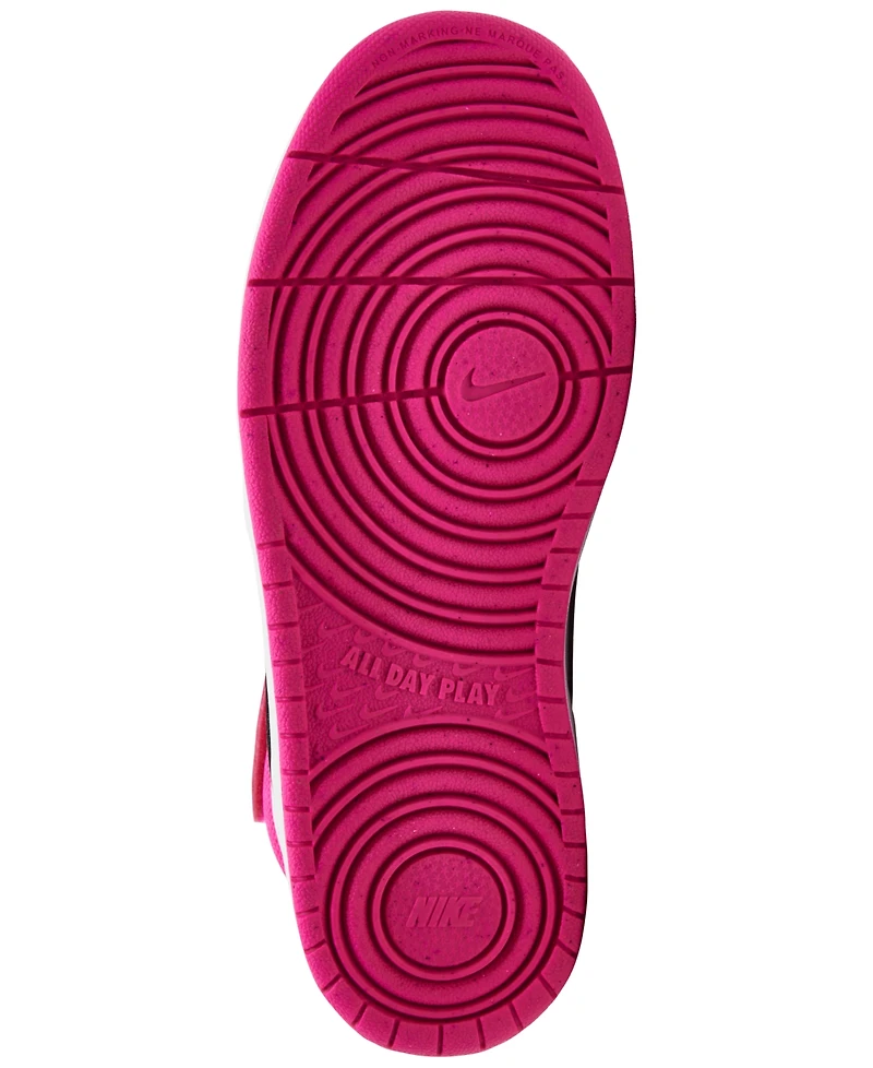 Nike Big Girls Court Borough Mid 2 Stay-Put Closure Casual Sneakers from Finish Line
