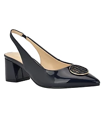 Tommy Hilfiger Women's Nileo Block Heeled Sling Back Pumps