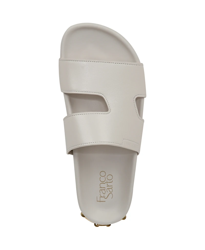 Franco Sarto Women's Britt Open Toe Slide Sandals