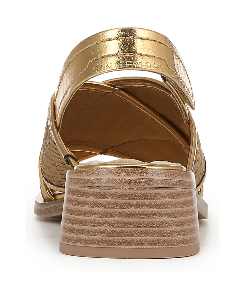 Franco Sarto Women's Silvie 2 Square Toe Slingback Sandals