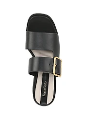 Franco Sarto Women's Taziana Open Square Toe Espadrille Slide Platform Sandals