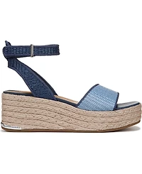 Franco Sarto Women's Tiffany Open Square Toe Espadrille Platform Sandals