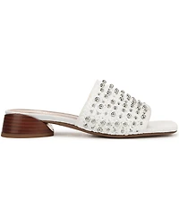 Franco Sarto Women's Loran 3 Stacked Heel Slide Dress Sandals