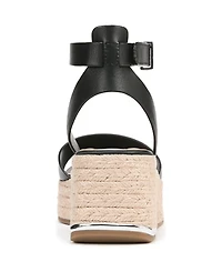 Franco Sarto Women's Tiffany Open Square Toe Espadrille Platform Sandals