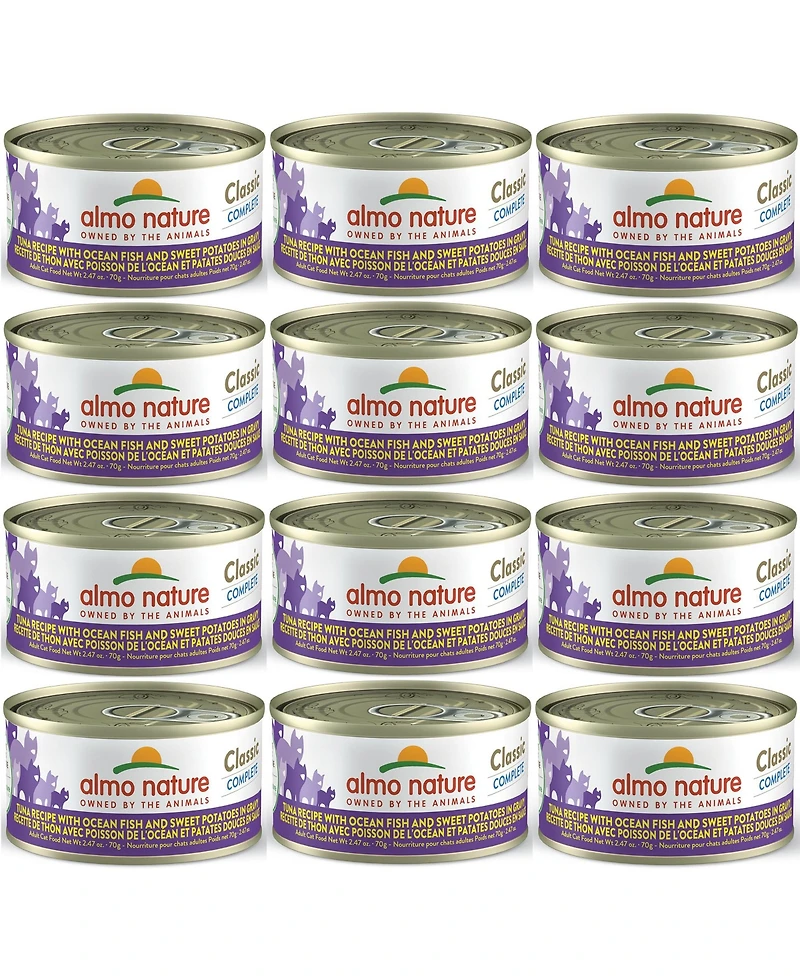 Classic Complete Cat 12pk (2.47oz): Tuna Recipe Ocean Fish & Sweet Potatoes In Gravy