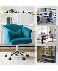 Hulala Home Samuel Modern Office Chair with Flared Arm