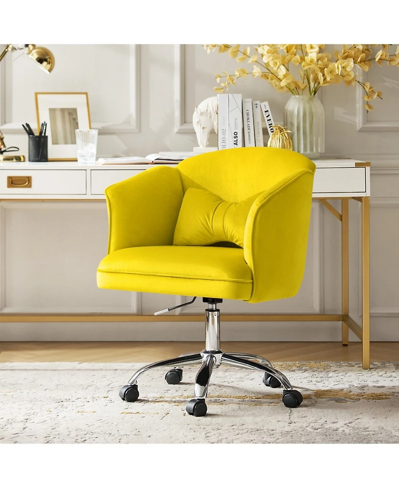 Hulala Home Samuel Modern Office Chair with Flared Arm